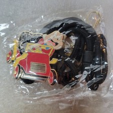 Disney Mr Toad's Wild Ride Cast Member Exclusive Bolo Lanyard Red Car NIP picture