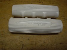 Schwinn 1960's Bicycle White Chubby Handlebar Grips Stingray Corvette Jaguar picture