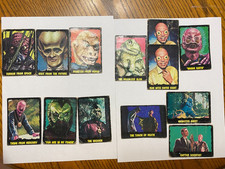 Set of 13 outer limits trading cards 1964; fair condition picture