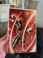 🔥VENOM #23 (2023) VIRGIN SPOILER VARIANT LTD 471600 W/COA SOLD OUT NM+ 🕷️🕸️ picture