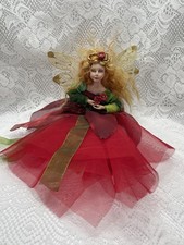 Vintage Winward Holiday Christmas Fairy Doll Posable Figurine Woodland Fairy picture