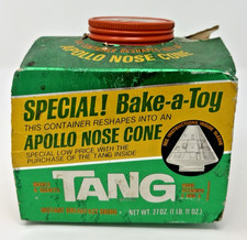 Vintage Tang Bake-A-Toy Apollo Nose Cone Bank 1969 Space Promo Rare Original picture