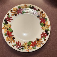 Homer Laughlin  Fiesta Fall Fantasy Brights  Newly Retired Luncheon Plat  picture