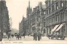 Bradford Yorkshire Market Street England OLD PHOTO picture