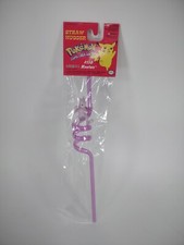 Vintage 1999 Pokemon Mewtwo Straw Hugger Drinking Straw #150 Brand New Sealed picture
