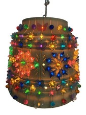 Lawnware MCM Hanging Patio Bar Deck Camp Swag Lamp Light 2310 Large Retro WORKS  picture