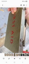 Vintage WWII Era Ever Ready First Aid Kit Metal Box with Original Contents — Tou picture