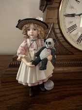 Jan Hagara Figurine Debbie holding a Panda Bear picture