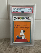 1991 Peanuts Preview # 21, 22, 23 Sequential All PSA 10 Charles Schulz Snoopy picture
