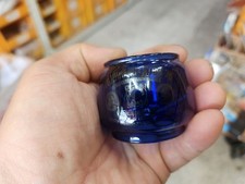 Blue Engraving glass for Feurhand Atom 75, globe, feurhand glass picture
