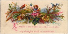 Commit Thy Works unto the Lord.... Mary B. Parsons, Introduction or Calling Card picture