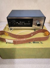 RARE 70's VINTAGE NEURONICS ALPHA BRAIN WAVE SENSOR TESTED/WORKS WITH PROD INFO picture