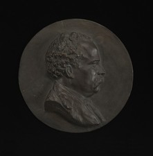 Portrait of a Man 1870s Vintage Medallion Photo Reprint Wall Art picture