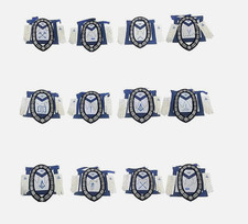Masonic Blue Lodge Officer Aprons, Chain Collar with jewel, Glove Set Pack of 12 picture
