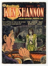 Ken Shannon #3 FR 1.0 RESTORED 1952 picture