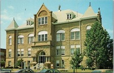 c1960s Kirksville, Missouri Postcard ADAIR COUNTY COURTHOUSE Street View Chrome picture