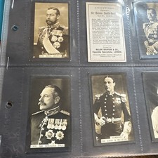 1916 Celebrities Of The Great War Major Drapkin 35 Out Of 36 Card Set picture