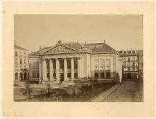 France, Nantes. Museum d'Histoire Naturelle Vintage Albumen Print. Strip picture