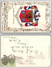 Standard Tunbridge Wells England Coat of Arms Postcard picture