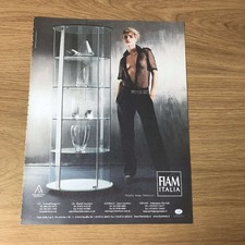 FASH08 MAGAZINE ADVERT 12X9 FIAM ITALIA: “PALLADIO” DESIGN VITTORIO LIVI picture