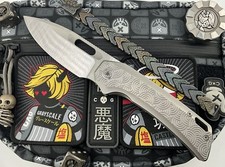 EMP EDC x URBAN Nymble X  Titanium Chaos Seigaiha Satin Magnacut Framelock picture