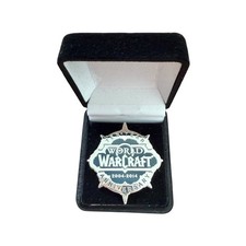 BlizzCon 2014 World of Warcraft 10th Anniversary Pin Blizzard WoW Rare Boxed picture