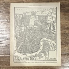 New Orleans Louisiana City Map Paper Map, 1937 (USA) Lake Pontchartrain picture