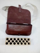 American Revolutionary War Brown Cartridge Box – Premium Leather Construction picture