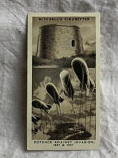 1937 Mitchell's Cig WONDERFUL CENTURY 1837-1937 #50 Defence Against Invasion picture