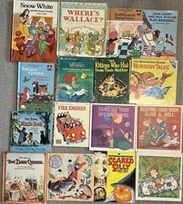 1960s - 1980s Disney/Pop-Up/Weekly Reader Books Titles/READ Kid’s EUC Lot/16 picture