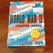 Pacific Story of World War II 50th Anniversary 110-Card Glossy Box Set 1992 picture