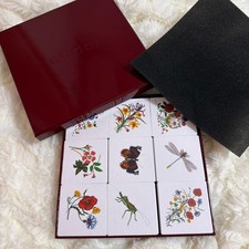 GUCCI Floral Coasters Rare Not For Sale Item Set of 36 Collectible Home Decor picture