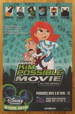 2005 Kim Possible Movie So the Drama Print Ad/Poster Disney Channel TV Art 00s picture
