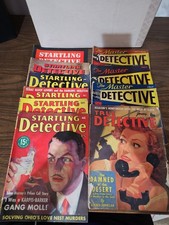 1930s Startling-True-Master Detectives Pulp Magazines Lot See Pics   (VRN1) picture