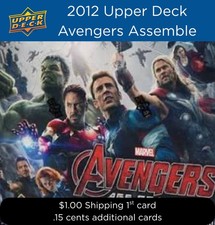 2012 Upper Deck Avengers Assemble Base & Sticker Singles picture