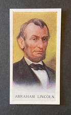 1927 Carreras Famous Men Abraham Lincoln #7 President picture