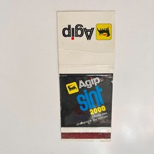 Agip Sint 2000 France Vintage Matchbook Cover TMB51-6 picture
