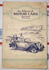 John Player & Sons 1930s Cigarette Card Album MOTOR CARS Full Set Of 50  picture