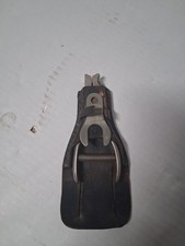 Vintage Train Conductor Ticket Hole Punch Set Leather Holster Key picture