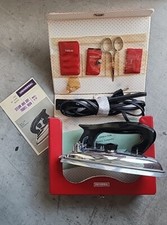 Vintage Universal Travel Steam Iron by General Electric W/Carrying Case Manual picture