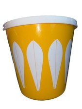 VTG Yellow Mid Century Modern Cathrine Holm  Lotus Enamelware Ice Bucket picture