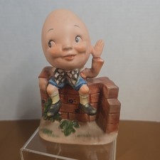 Vintage Lefton Humpty Dumpty Sat On A Wall Figurine 1250 Japan  picture