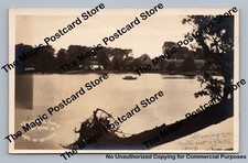 Seymour's Camp NORTH HERO Island Vermont RPPC Antique Photo Postcard 1922 picture