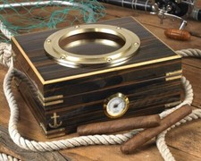 Humidor Supreme Gangway Cigar Humidor Box, Spanish Cedar, Hygrometer, 50 Cigars picture
