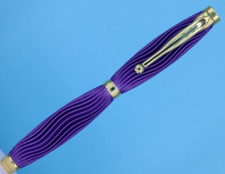 Purple Passion Purple Ballpoint Pen in Gold Trim + Premium Monteverde Purple Ink picture