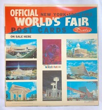 RARE 1964-1965 World's Fair Original Advertising Poster Sign - 18.75