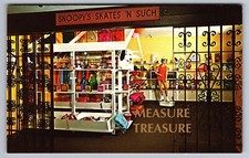 C.1970 SANTA ROSA, CA SNOOPY SCHULZ STORE IN ICE SKATING ARENA Postcard P65 picture