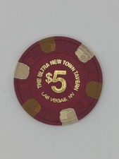 The Ultra New Town Tavern (West LV), $5 Casino Chip, used, VG/Ex condition picture