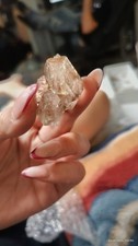 26.62 BG3 Adaptogenic Elestial Quartz Cluster - Flat Back picture