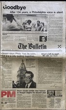 Philadelphia Bulletin Final Edition Newspaper Jan 29 1982 Complete Last Issue picture
